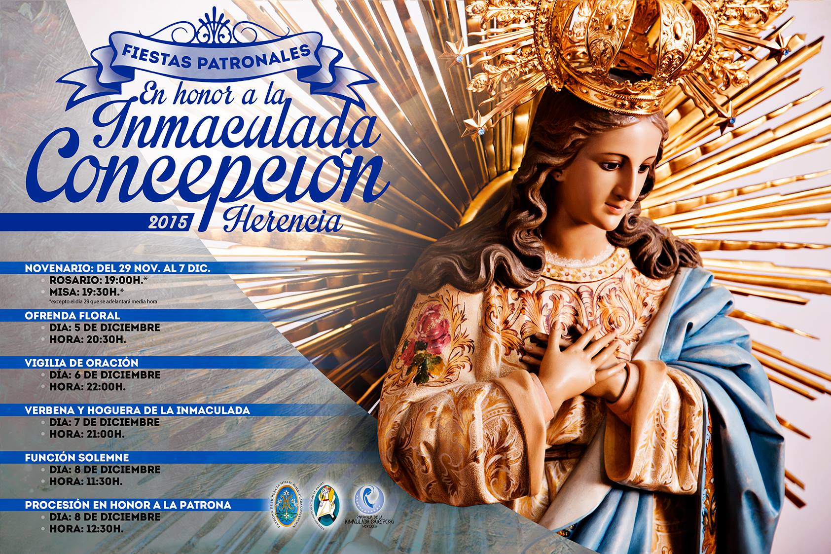 Fiestas patronales de la Inmaculada Concepción 2015 Herencia